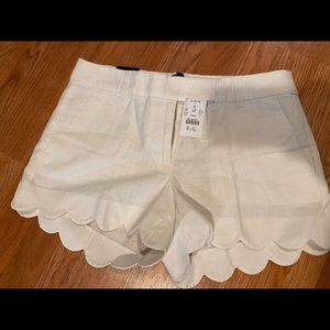 NWT J Crew Scallop shorts